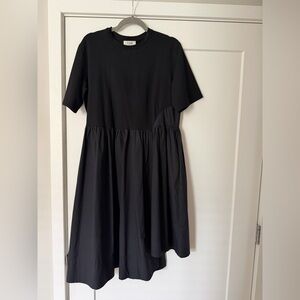 COS Mixed Fabric Assimetric Dress Great Condition